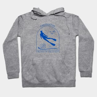 Freediving - A Breath of Fresh Depth| Freediving | Freediver | Ocean lover | Diver | Apnea Hoodie